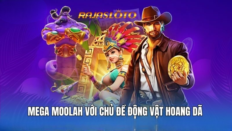 Mega Moolah – Thế giới hoang dã, jackpot hàng triệu