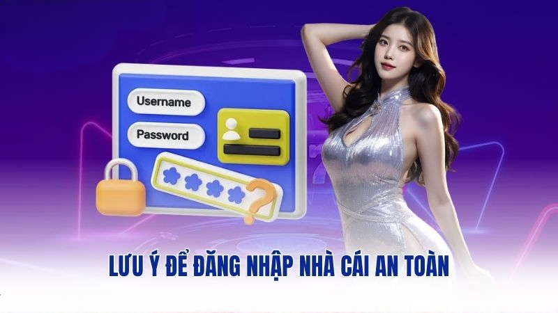 Lưu ý để đăng nhập nhà cái an toàn