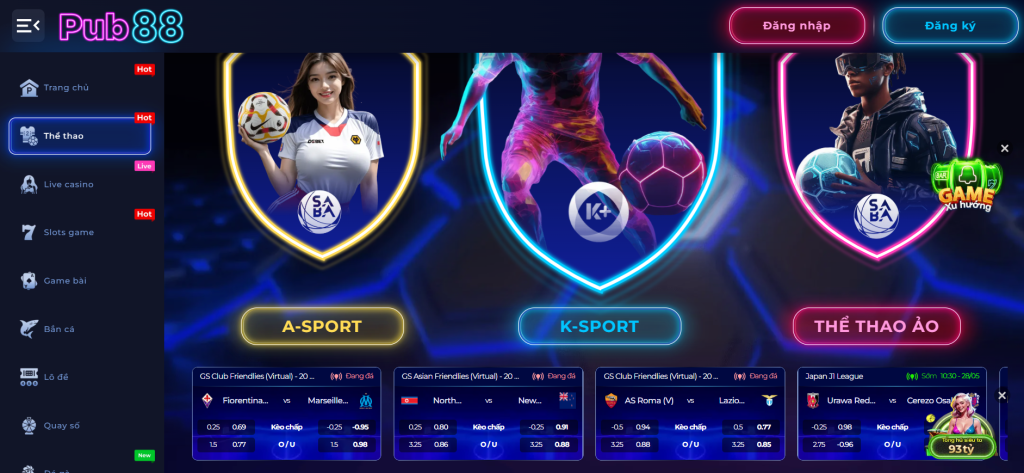 Người chơi tham gia đặt cược thể thao tại PUB88 với tỷ lệ kèo hấp dẫn và sự kiện đa dạng