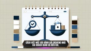 Cách viết một bài đánh giá (review) nhà cái khách quan và hữu ích.